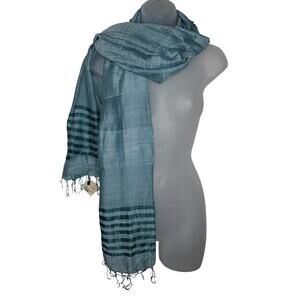 Fair Anita Silk Linen Scarf Wrap Lightweight Ethereal Shawl Pashmina Sheer